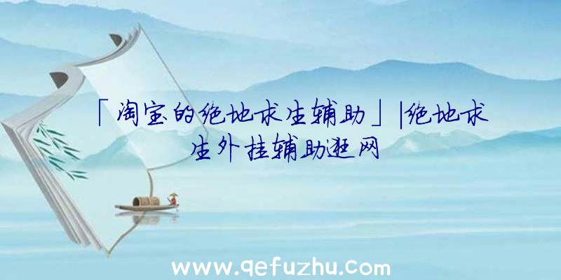 「淘宝的绝地求生辅助」|绝地求生外挂辅助逛网
